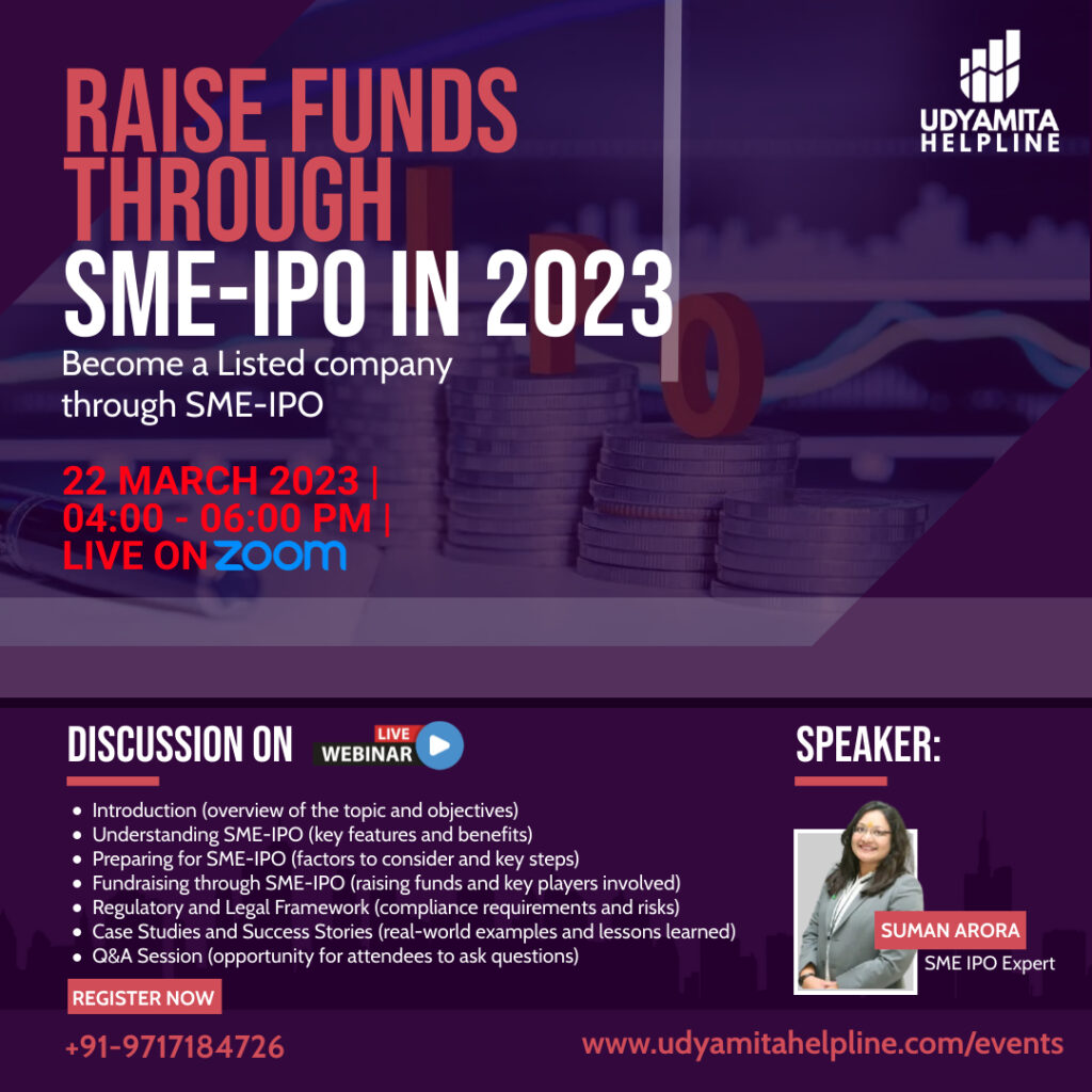 Raise Funds through SME IPO in 2023