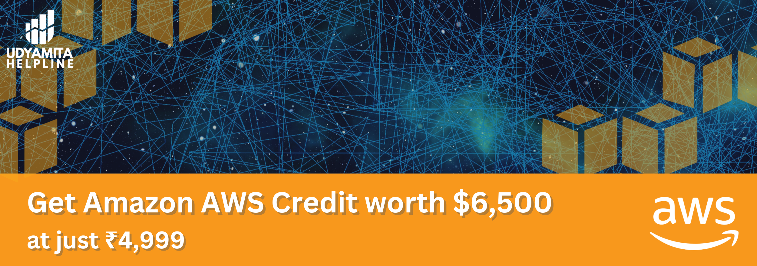 AWS Credit worth upto 6500