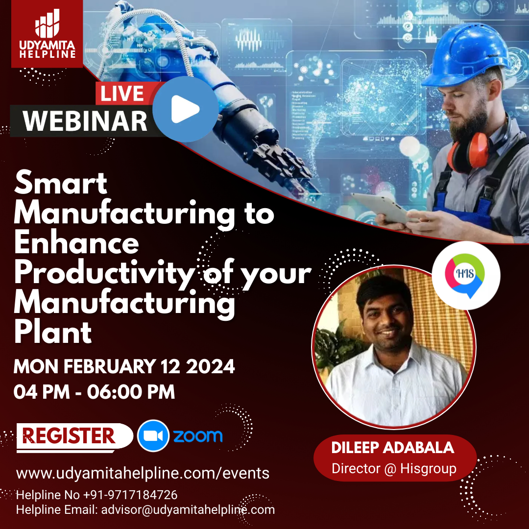 Smart Manufacturing to Enhance Productivity of your Manufacturing Plant