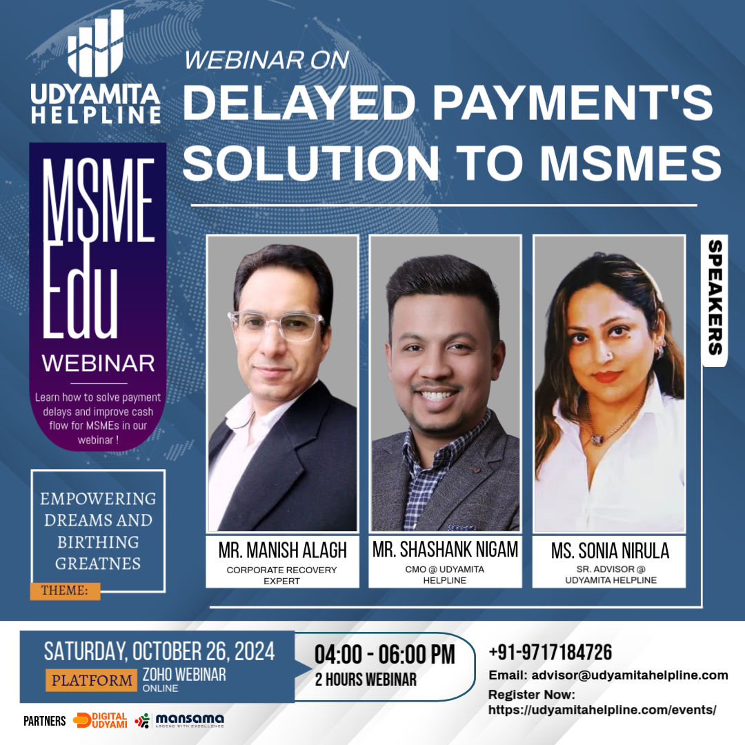 Delayed Payments Solution to MSMEs 1